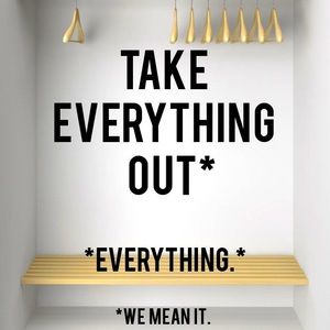 Desperately trying to purge my closet!!!